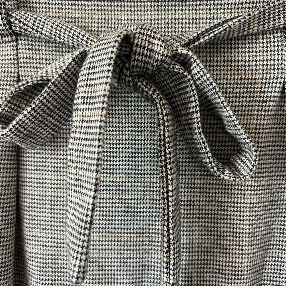 Max Studio Houndstooth Career Pencil Skirt